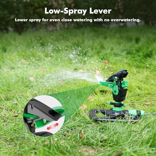 RESTMO Impact Sprinklers for Yard,Large Area Yard Sprinkler
