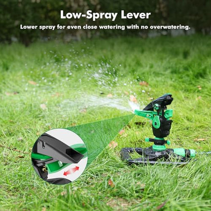 RESTMO Impact Sprinklers for Yard,Large Area Yard Sprinkler