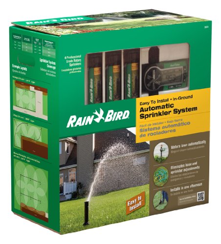 Rain Bird 32ETI DIY Install In-Ground Automatic Sprinkler Kit - style: Automatic Sprinkler System Kit w/ Timer