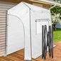 EAGLE PEAK 9x4 Easy Setup Pop Up Greenhouse, Lean-to Design, Clear/White - color: Clear/White, size: 9x4