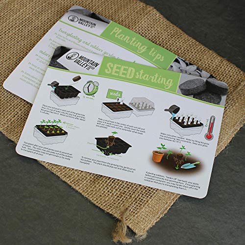 Mountain Valley Seed Co Culinary Indoor Herb Garden Starter Kit Deluxe - size: Deluxe