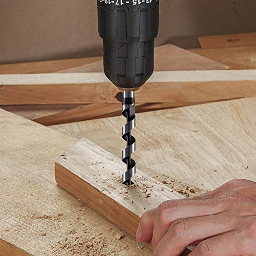 Muretnze 9/16 Inch x 12 Inch Long Auger Drill Bit for Wood - size: 9/16 Inch Diameter x 12 Inch Length