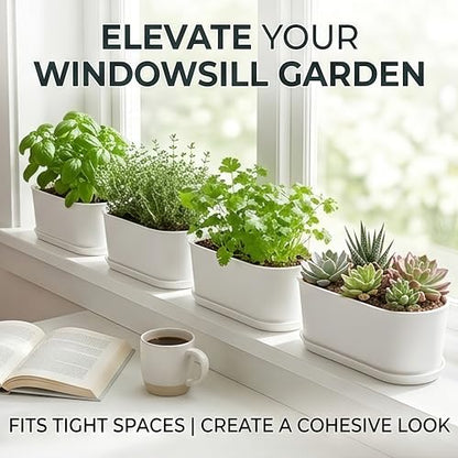 Small Rectangular Planter Box Planters 5-Pack