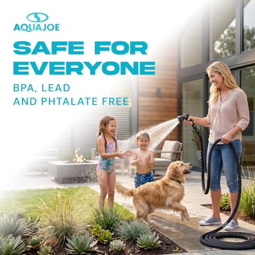 Aqua Joe AJFJ100-58-XT1 New and Improved - Aqua Joe 100-Ft x 5/8-Inch FiberJacket Garden Hose - size: 100-foot