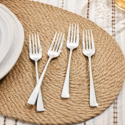 KINGSTONE 16 Piece Salad Forks Set, 18/10 Stainless Steel Forks