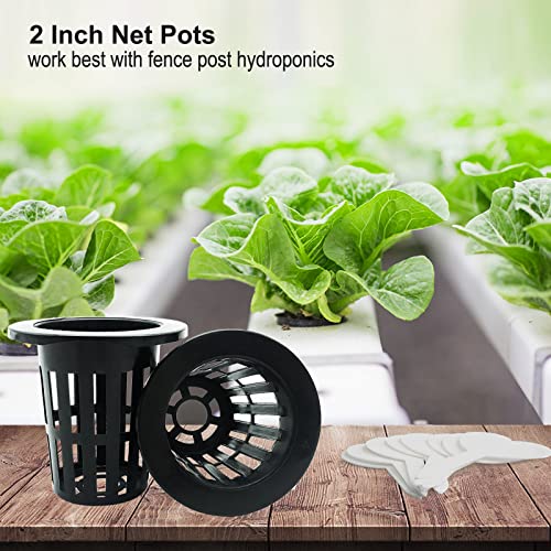 100 Pack 2 inch Net Pots Hydroponics Supplies Cups