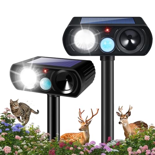 2026 Upgraded Sonic Fortress Pro Deer Repellent Devices 2Pack