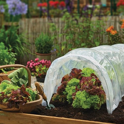 6.5 x 33 FT Lightweight Clear Plastic Sheeting, 2.4 Mil Poly Film - size: 6.5x33 FT