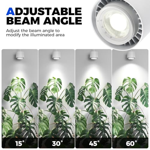 Barrina TR40 Hanging Plant Lights for Indoor Plant, 40W 5000K Full Spectrum - color: 5000K-White