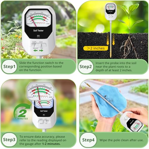 Test Meter for Gardening, Farming and Outdoor Plants