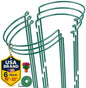 6 Pack Tall Plant Support Stakes – Peony Cages and Supports 10"W x 16"–32"H - size: 6 Pack (up to 32")