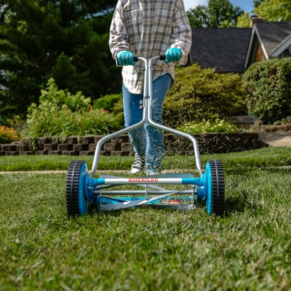 American Lawn Mower Company 2204-14 14-Inch 4-Blade Push Reel Lawn Mower - size: 14" 4 blade, 2.0