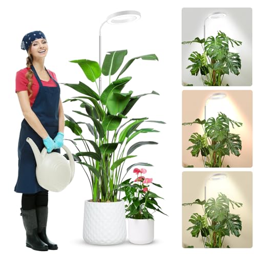 wolezek Grow Lights for Indoor Plants Full Spectrum, 80 LEDs Grow Light - color: White 1 pack