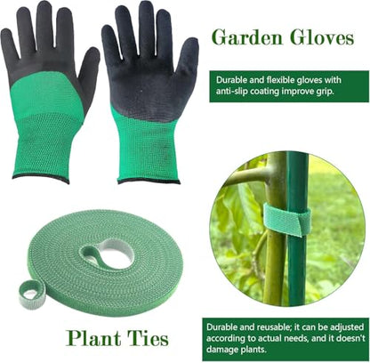 3 Pack 12" Up to 48" Adjustable Square Tomato Cage, Trellis Plant Support - size: 12" x 48"