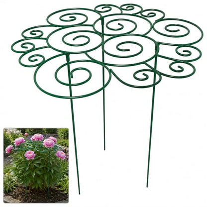 Peony Cage Stand, Garden Plant Support Stake, Peony Ring
