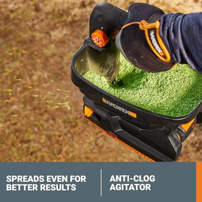 WORX Cordless Broadcast Spreader, 20V Seed Spreader, WG869.9 - style: Tool Only