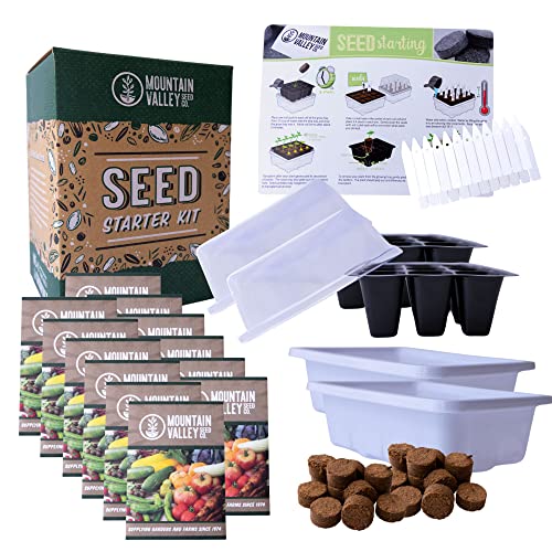 Mountain Valley Seed Co Culinary Indoor Herb Garden Starter Kit Deluxe - size: Deluxe
