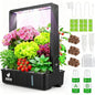 15 Pods Hydroponics Growing System Indoor Garden with LED Grow Light