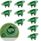 10Pack Sprinkler Head Protector, Cuttable Design, ABS Plash Guard - size: 10Pack