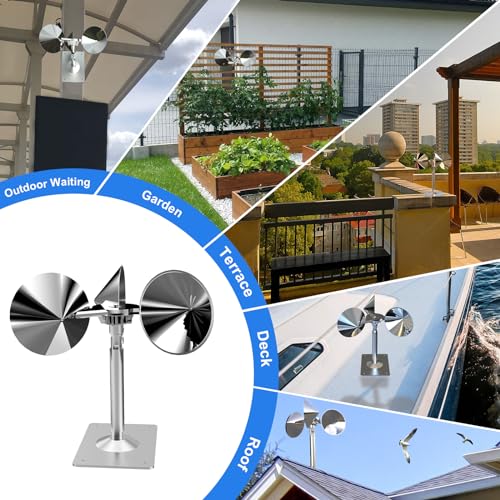4 Pack Bird Scare Reflective Device, Bird Reflector Wind Spinners Outdoor - color: Value 4-pack- Silver