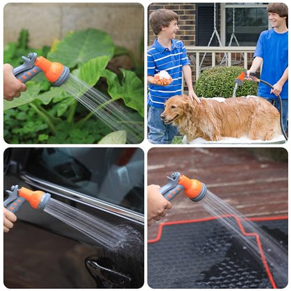 Retractable Garden Hose Reel, 72ft Slow Rewind Wall Mount - size: 72FT