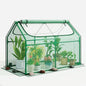 Superlele 4x2x3FT Mini Greenhouse with 2 Large Zipper Doors for Outdoor - style: (Green)-4x2x3Ft