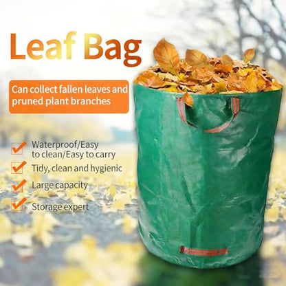 3 Packs 72 Gallon Reusable Yard Waste Bags Extra Large Heavy Duty