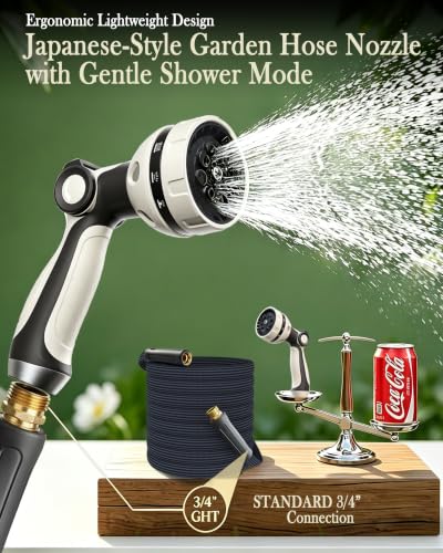 Garden Hose Nozzle - 10 Spray Patterns Water Sprayer Nozzle