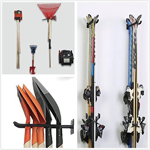 TORACK 4-Pack Garage Storage System Hooks, Wall Mount Tool Organizer - size: 4-Pack 12.4" Heavy Hooks