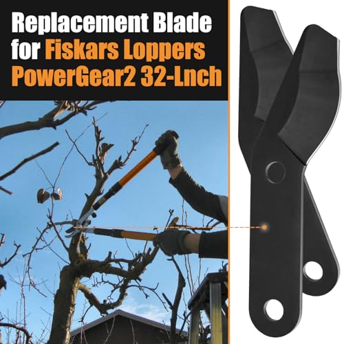 Lopper Blades Fit for Fiskars PowerGear 25"/31" & PowerGear 2 27"/32", 2 PC