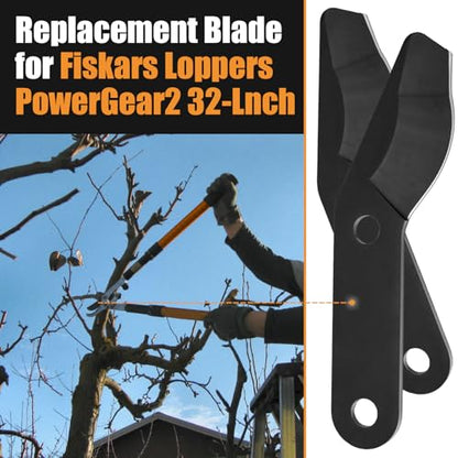 Lopper Blades Fit for Fiskars PowerGear 25"/31" & PowerGear 2 27"/32", 2 PC