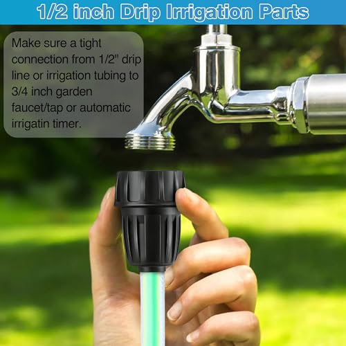 8 Pcs 45 PSI Drip Irrigation Pressure Regulator Adapter Kit - style: 45 PSI