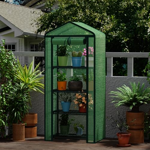 4-Tier Mini Greenhouse for Indoor Outdoor - style: 4-Tier