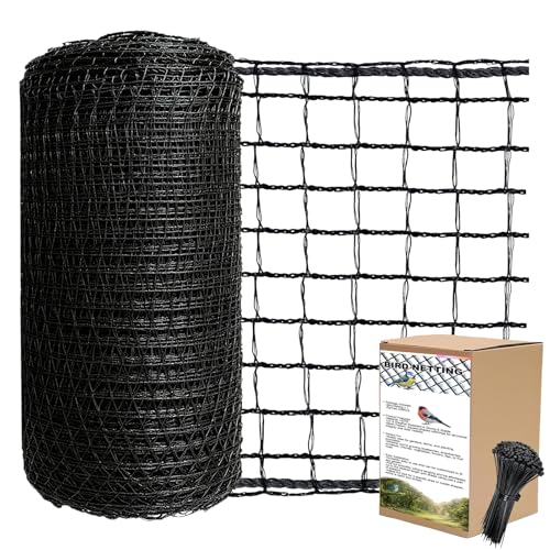 POYEE 15x15ft Bird Netting, 1/2-inch Square Mesh Garden Netting - size: 15x15ft