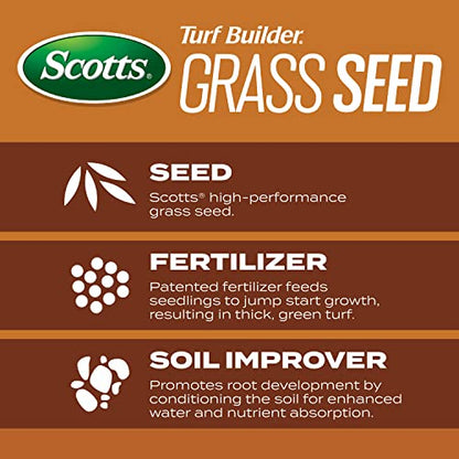 Scotts Turf Builder Grass Seed High Traffic Mix, 2.4 lbs. - size: 2.4 lb.