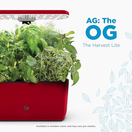 AeroGarden Harvest Lite, Cherry Red - color: Cherry Red, style: Harvest Lite