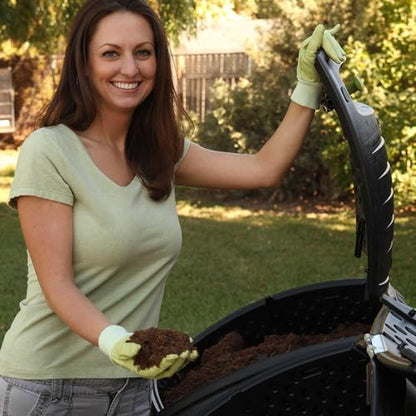 Lifetime 60072 Dual Compost Tumbler, Black