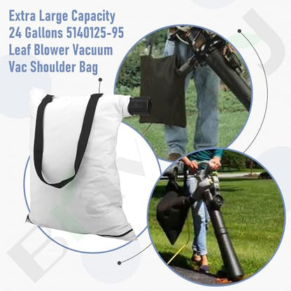 High Capacity Pro Max 5140125-95 Leaf Blower Bag for BlackDecker