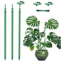 Extendable Monstera Plant Stakes, Support Sticks with Clips 3 Pack - size: 42.3Inches3PCS