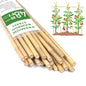 Plant Stakes 4.8FT, Natural Bamboo Stakes,20Pcs Sturdy Bamboo Garden Stakes - size: 4.8Ft, 20Pack