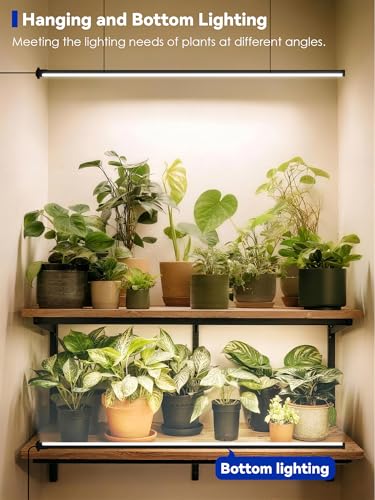GLOWRIUM 60in Standing Grow Light, Vertical Grow Lights for Indoor Plants