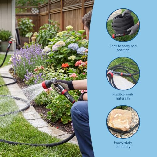 Orbit Pro ExoJacket Heavy-Duty Water Hose, 100 ft. x 5/8 in - 22130 - size: 100 Ft, style: Pro ExoJacket