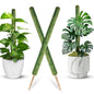 DUSPRO 2 Pack 17" Mesh Moss Pole for Climbing Plants, Pre-Made Moss Pole - size: 17"