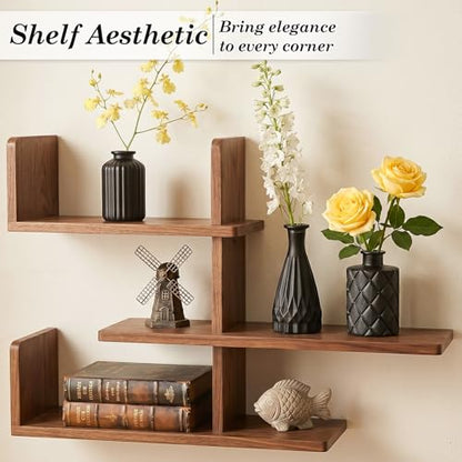 TBWIND 24PCS Black Glass Bud Vases Set - color: Black-24pcs, size: 24Pcs