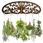 Herb Drying Rack - Wall Mounted Tree Design Holds 11 Bouquets