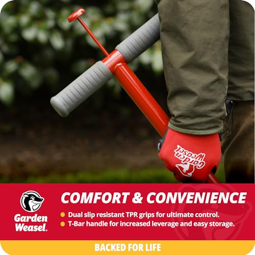 Garden Weasel WeedPopper Stand Up Weed Puller Tool for Dandelion Crabgrass