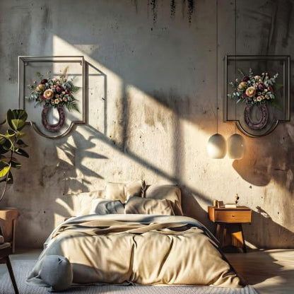 Qinyoung 1Pcs Horseshoe Hanging Wall Planters for Plants,Water Plant Vase - style: Water Plant Vase