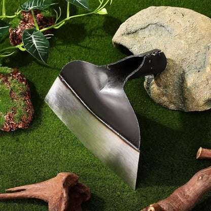 Happyyami Garden Hoe Tool Replaceable Steel Weeding Hoe Head for Digging Loosening Cutting Grass Hand Weeder Accessory 9.25 X 5.90 X 5.11 in 1 Pack
