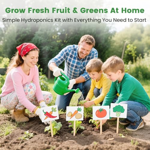 Hydroponic Pods Kit, Compatible with AeroGarden, 121Pcs - size: 121 Pcs-60 Grow Sponges, 60 Labels & 1 Tweezers