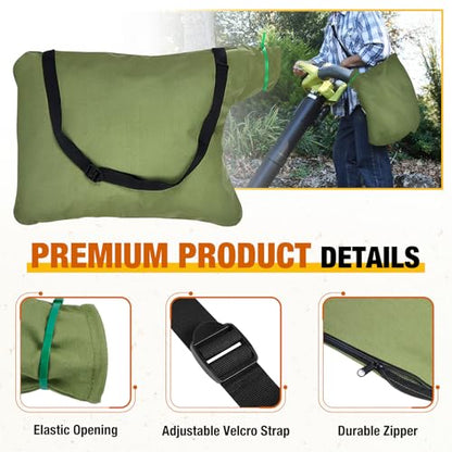 Zipcase Leaf Blower Vacuum Zippered Bottom Dump Bag